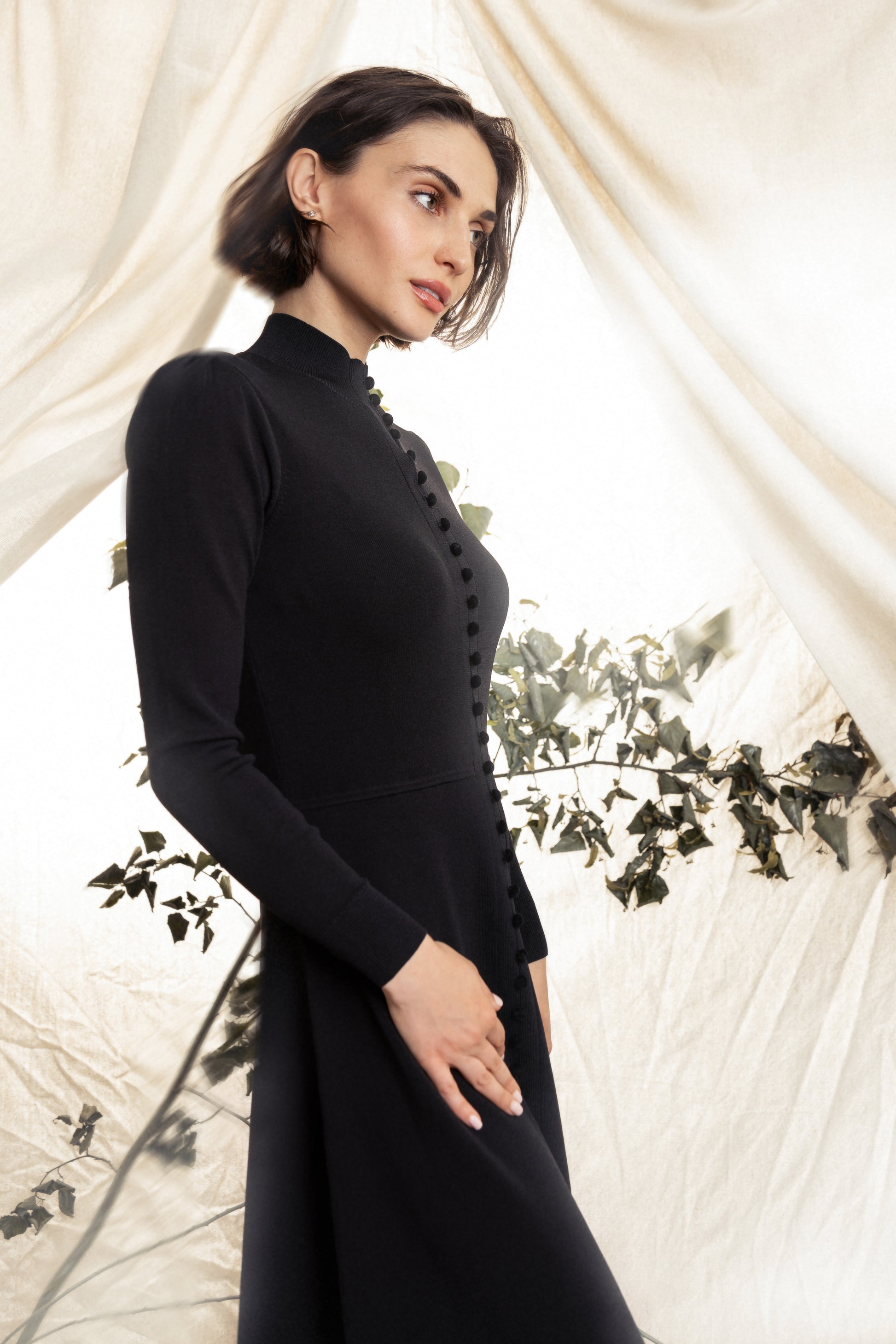 MUN-MN3146 BLACK DRESS