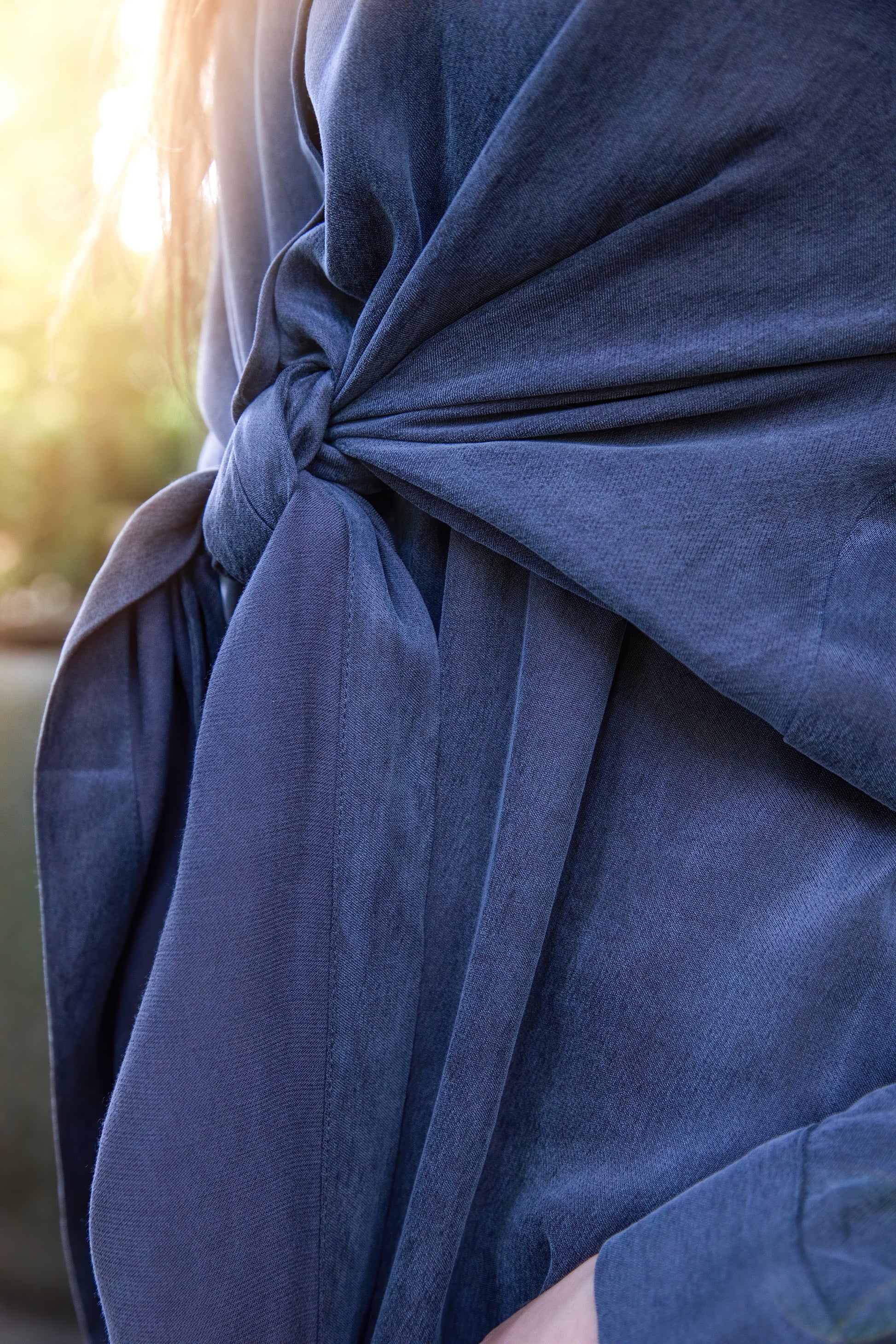 MUN-NUA4024C MUSHROOM TIE KNOT BLOUSE