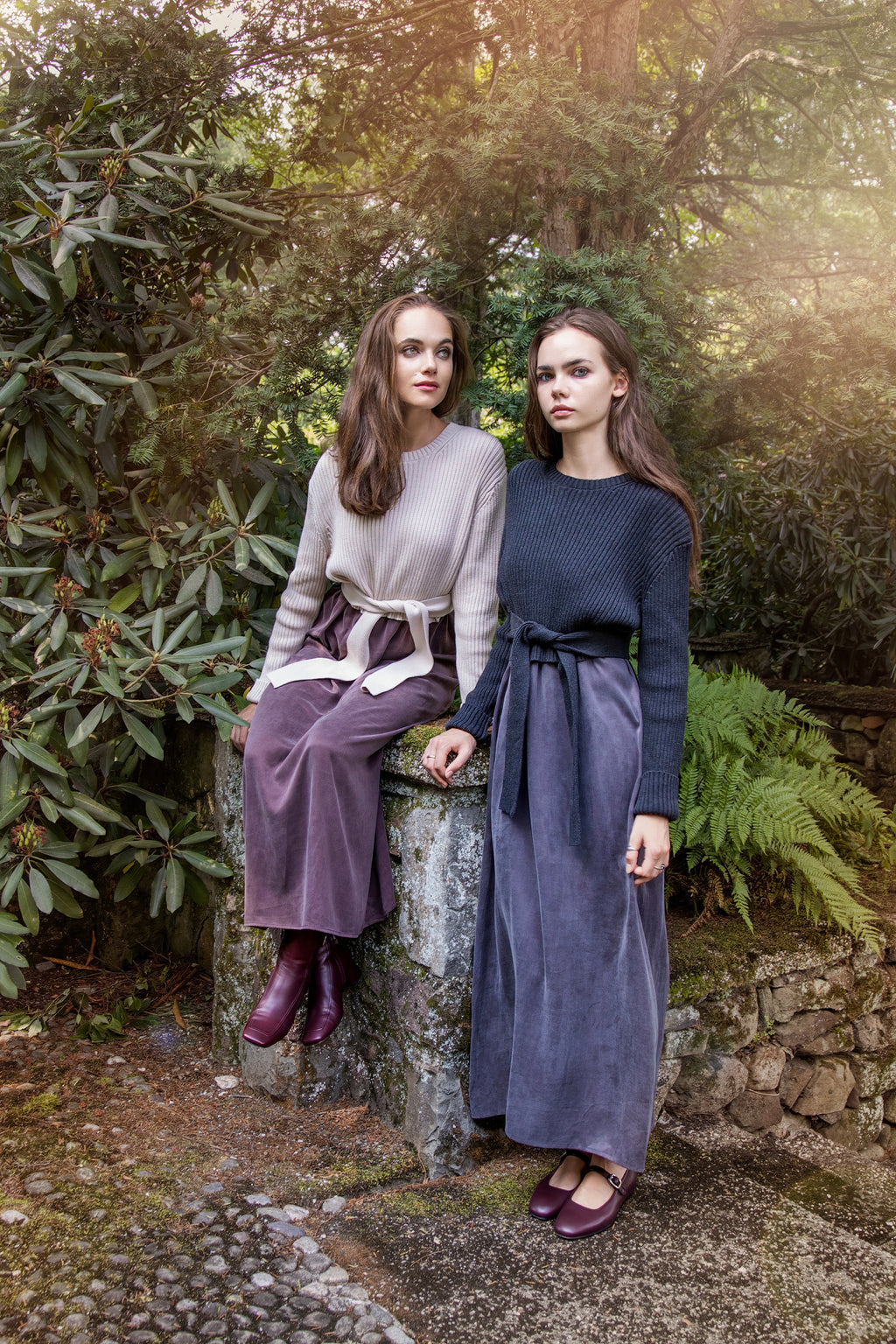 MUN-NUA4206 ECRU TIE TOP
