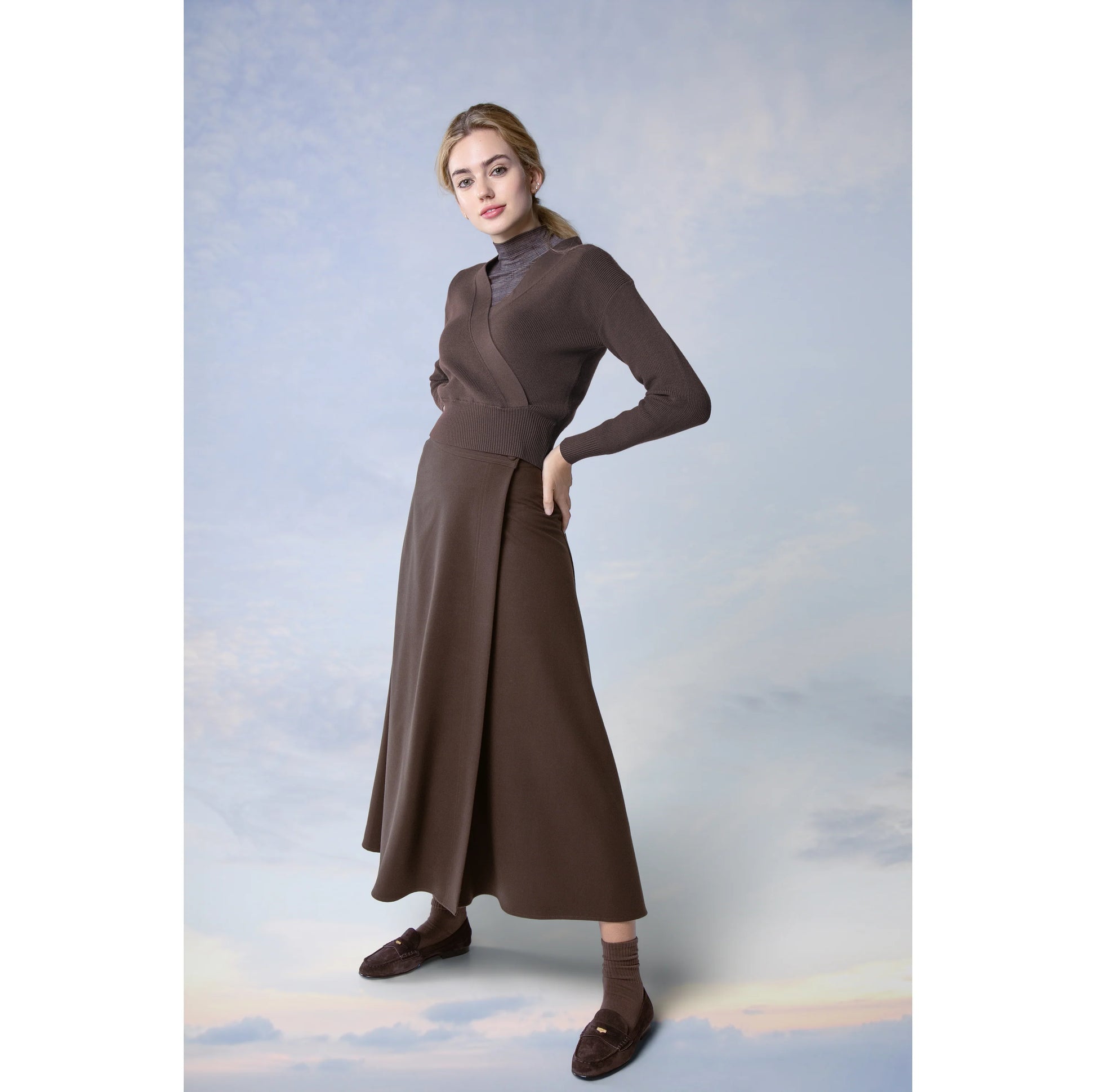 MUN-MNA5032 MOCHA AMARA SKIRT