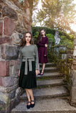 MUN-NUA4206 GREEN TIE TOP