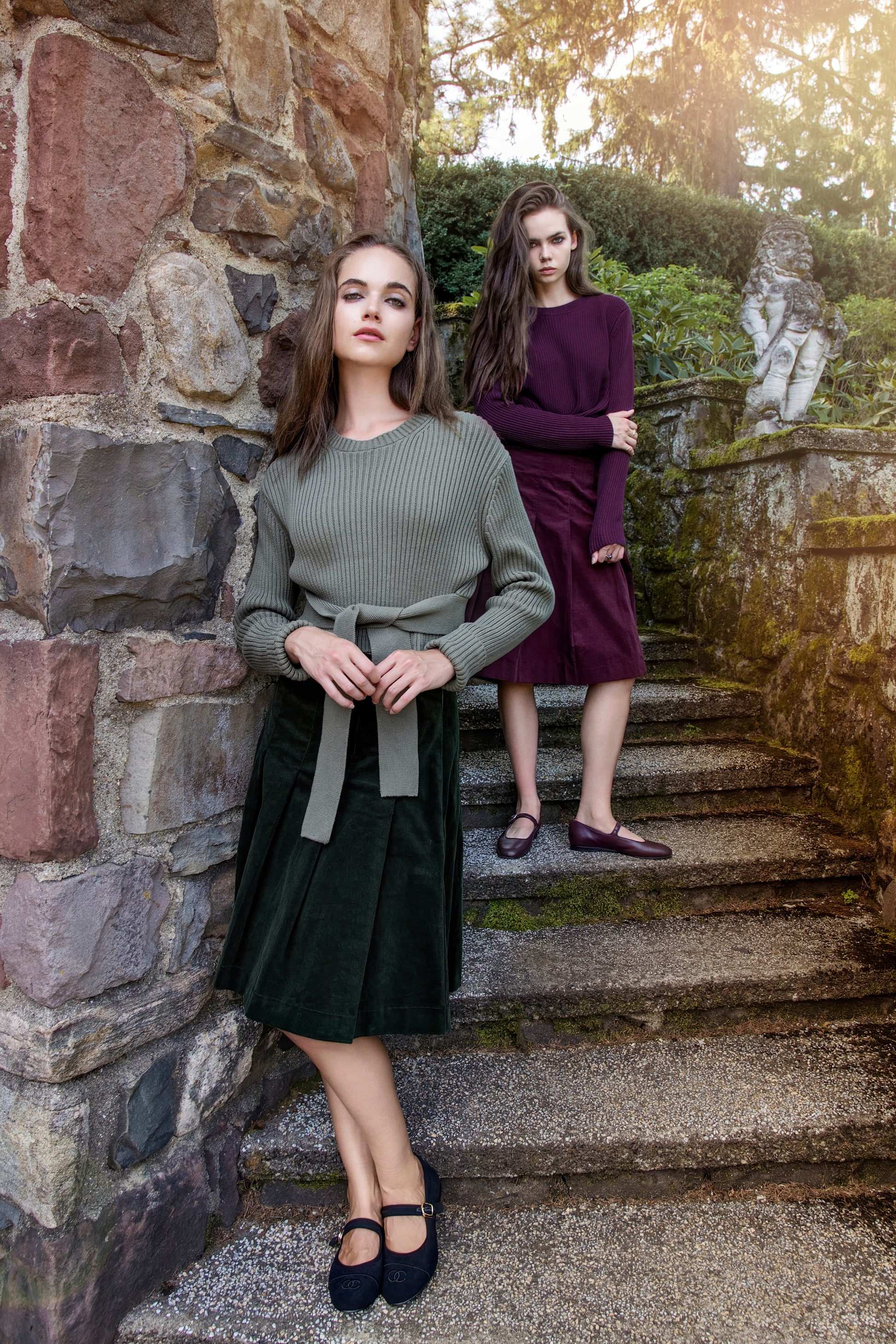 MUN-NUA4206 GREEN TIE TOP