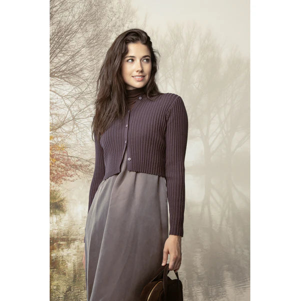 NUE-NUA5048 BARK EMBER CARDIGAN