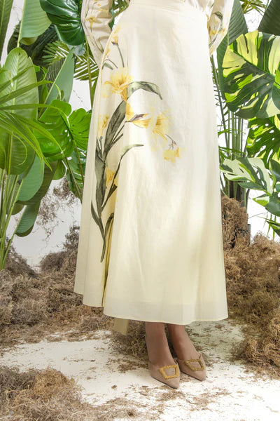 MUN-MNS6010 BUTTER FLUER SKIRT