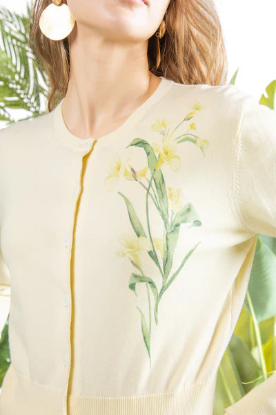 MUN-MNS6012 BUTTER FLUER CARDIGAN