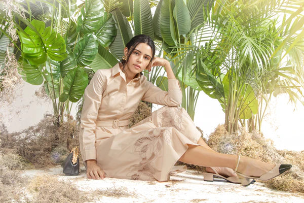 MUN-MNS6027 NUDE EVORA DRESS