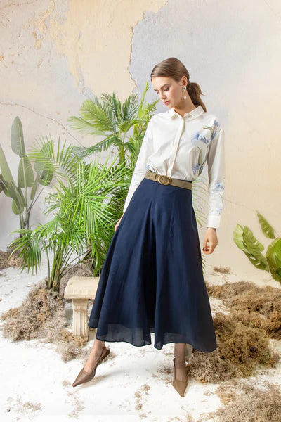 MUN-MNS6020 IVORY CAMILLE BLOUSE