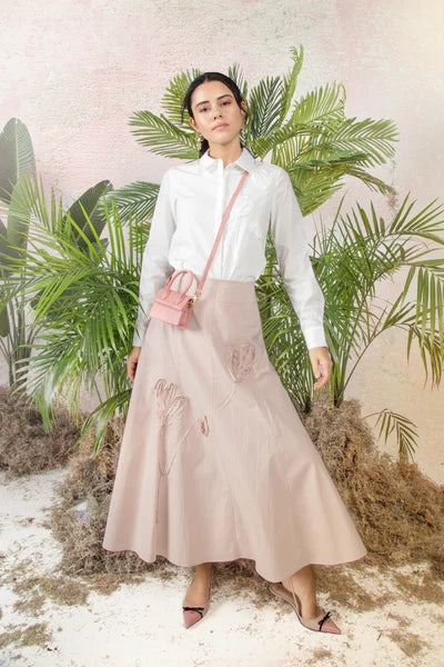 MUN-MNS6024 NUDE VIOLETTE SKIRT