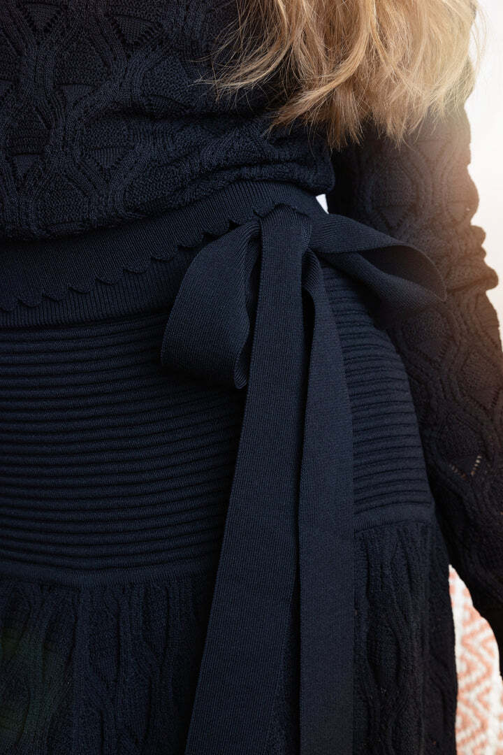 MUN-MN4012&MN4013 BLACK KNIT SET