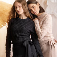 MUN-MN4012&MN4013 APRICOT KNIT SET