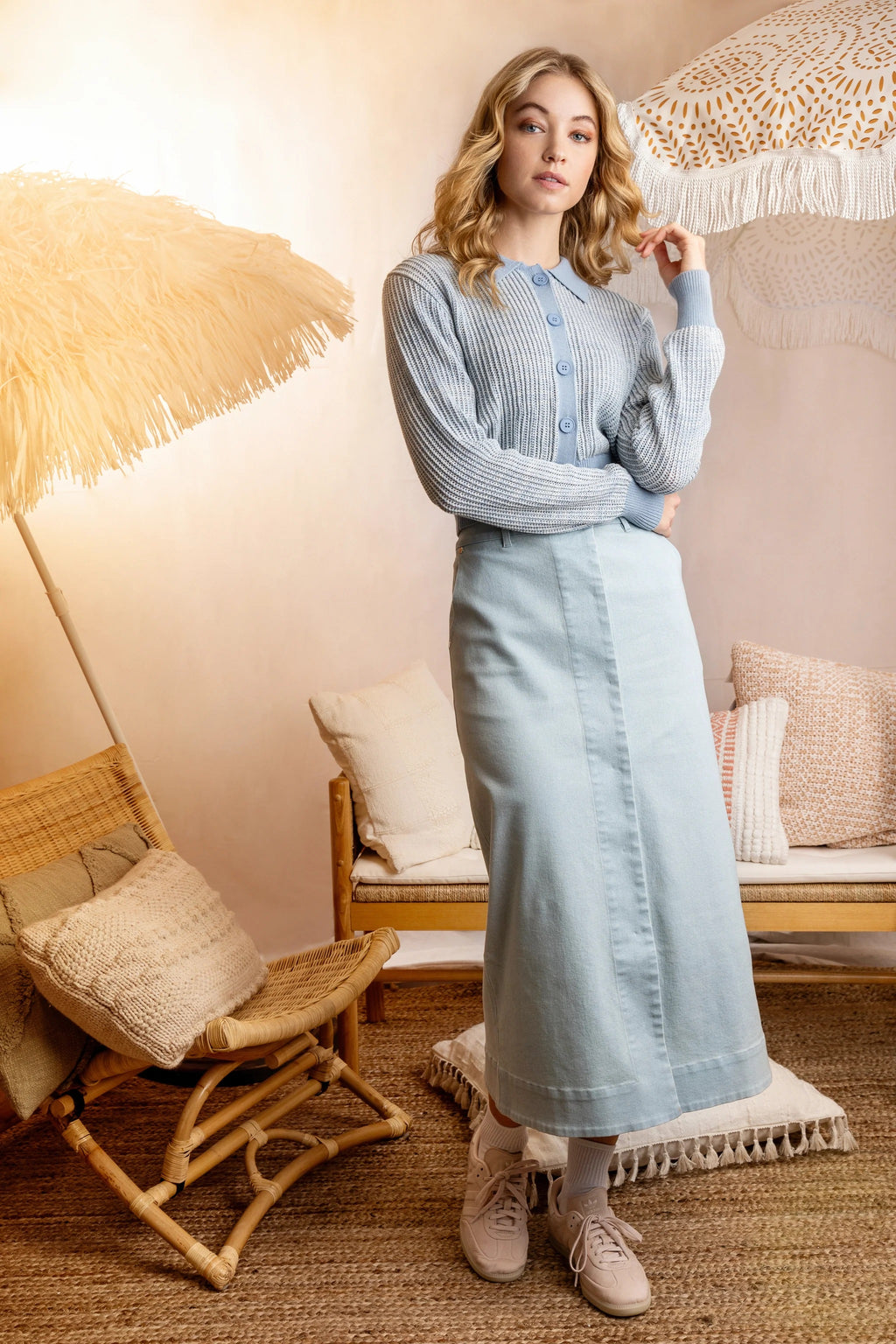 MUN-MN4033 ICE MELT STICH CARDIGAN