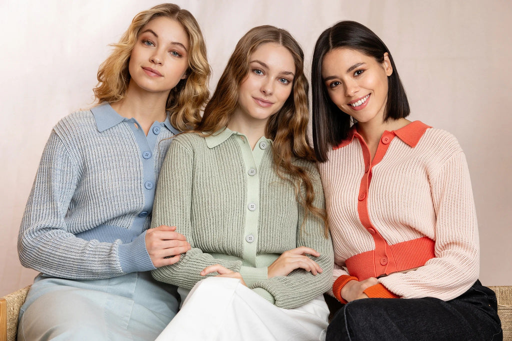 MUN-MN4033 GREEN STICH CARDIGAN