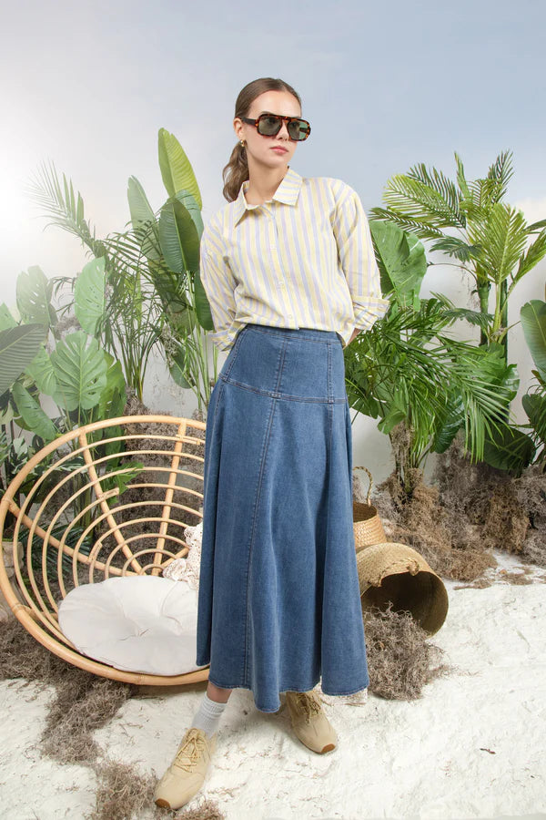 NUE-NUS6075 DENIM YARA SKIRT