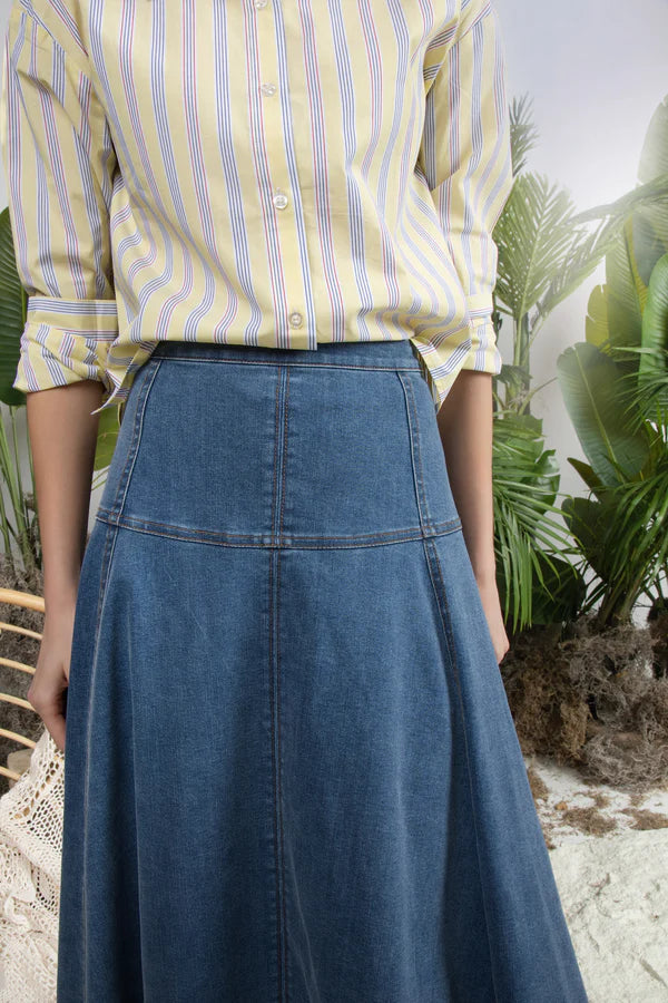 NUE-NUS6075 DENIM YARA SKIRT