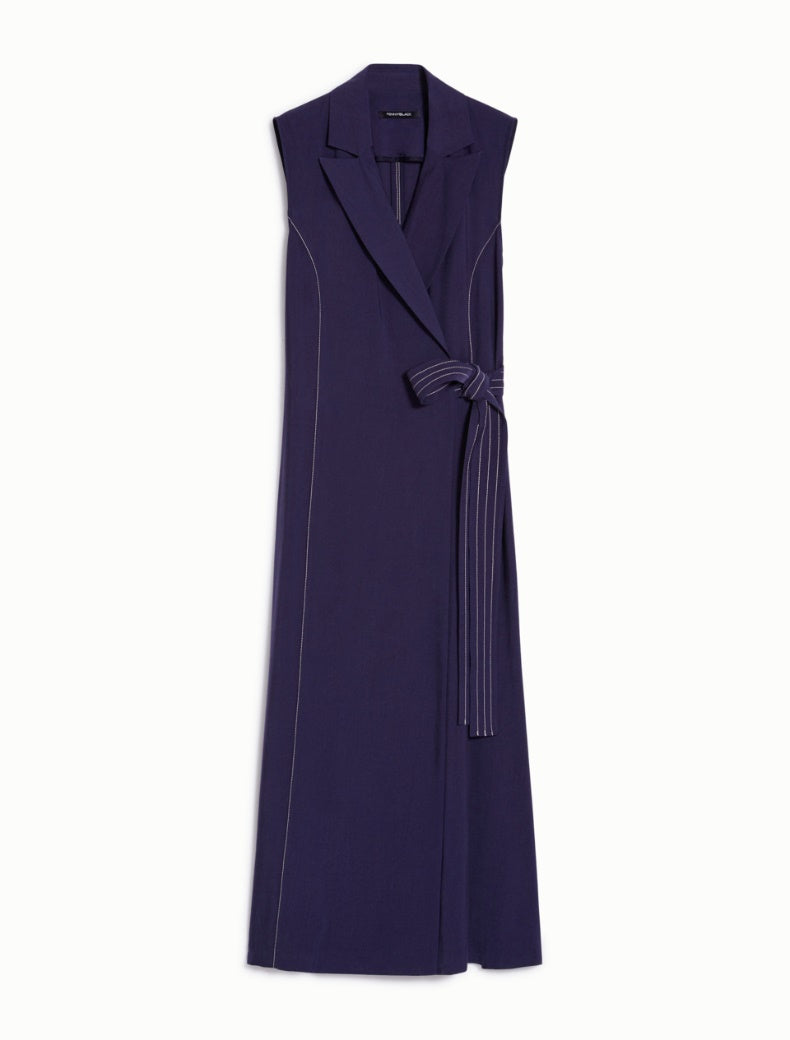 PNK-2411224 IDRA NAVY WRAP DRESS