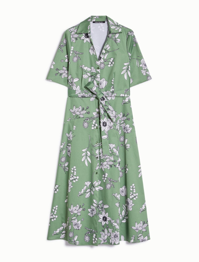 PNK-2112212 SCOPPIO WHT&BLK DRESS