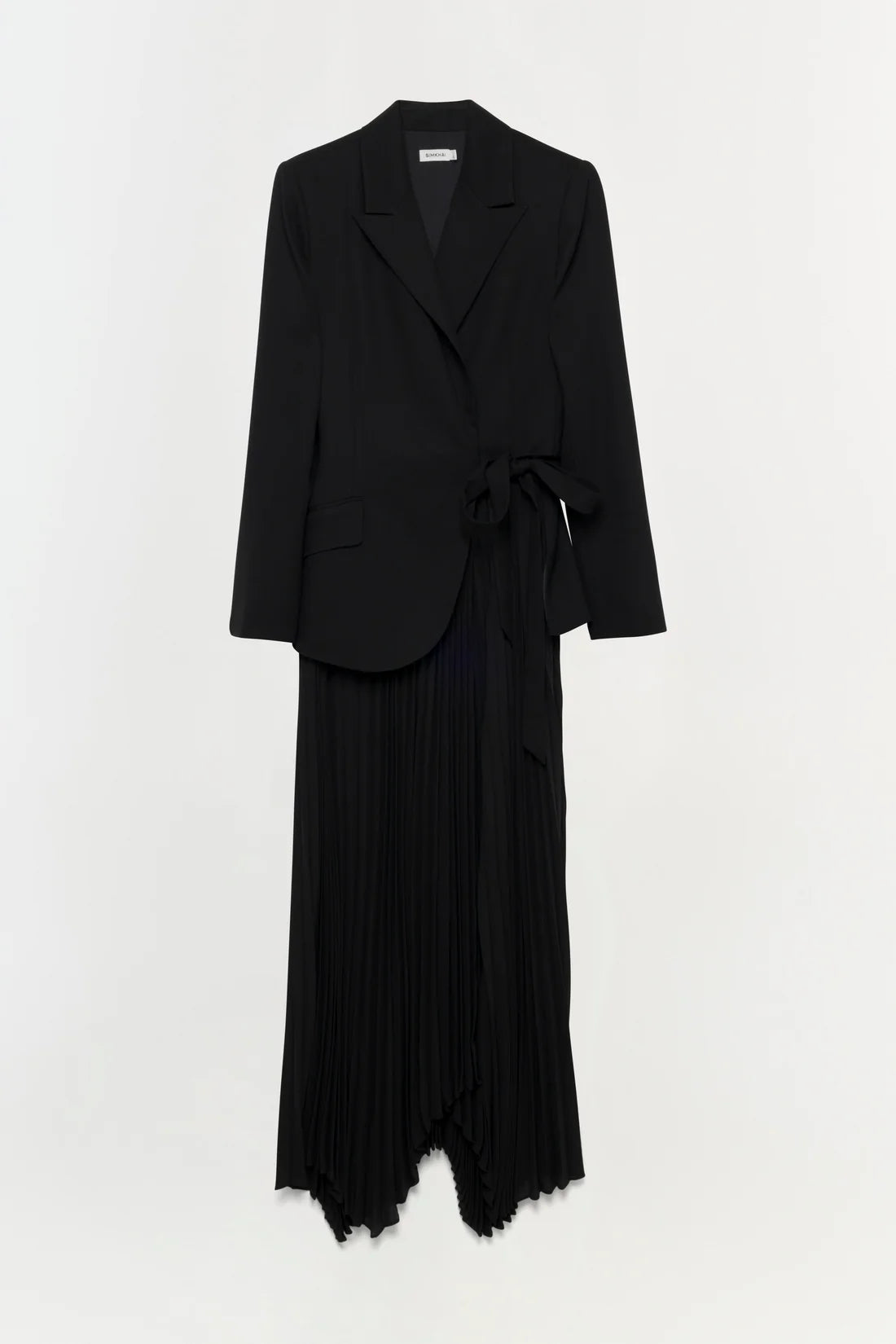 SMK-AMBRETTA BLACK COMBO BLAZER DRESS