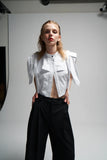 MAM-6624 OFF WHITE STRIPED SHIRT