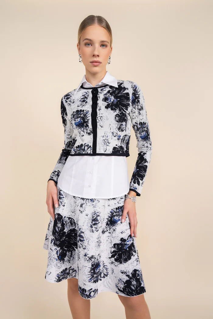 APP-25-806 BLUE FLORAL CARDIGAN