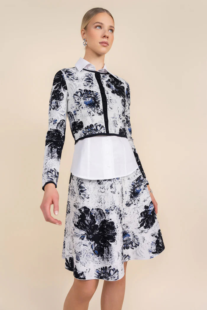 APP-25-806 BLUE FLORAL CARDIGAN