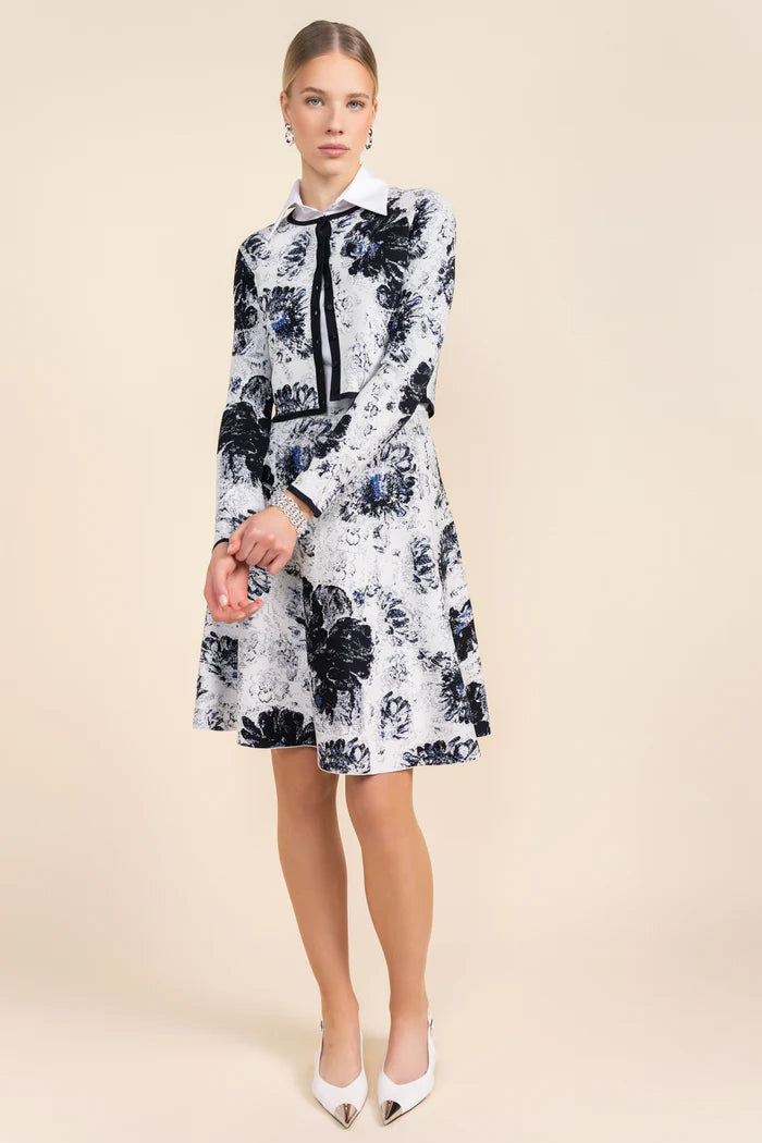 APP-25-806 BLUE FLORAL CARDIGAN