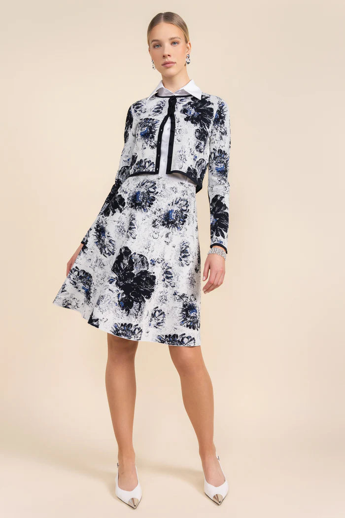 APP-25-806 BLUE FLORAL CARDIGAN