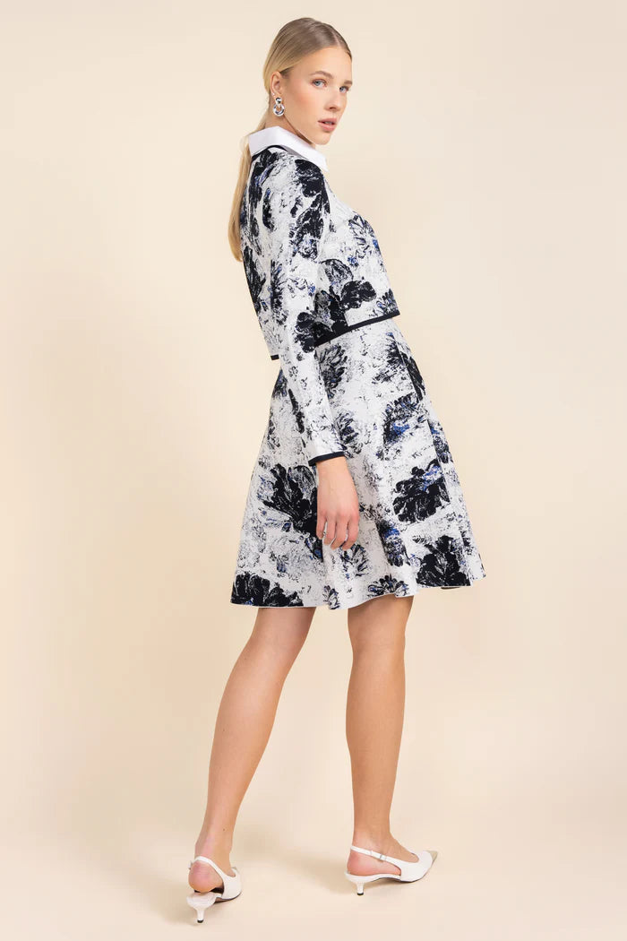 APP-25-806 BLUE FLORAL CARDIGAN