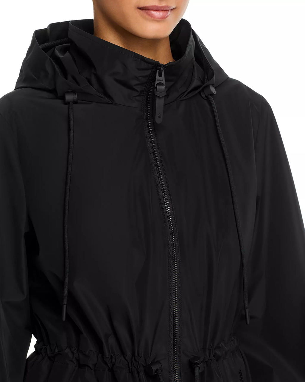 MKG-ISHA-LVS BLACK WAISTED JACKET