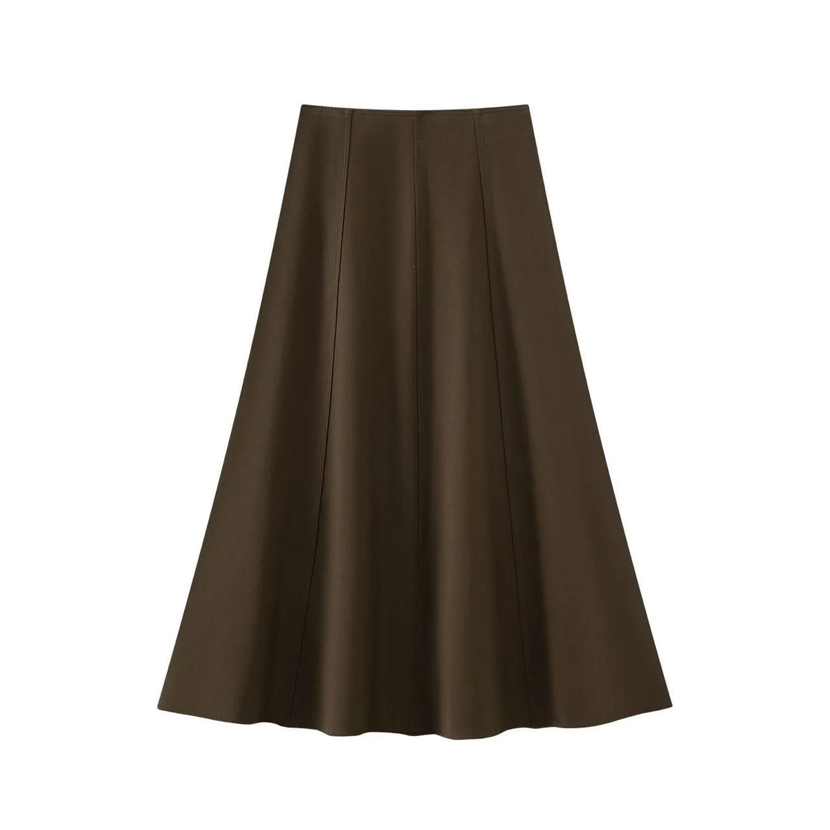 INO-M2-1638 AW26 BROWN PANEL SKIRT