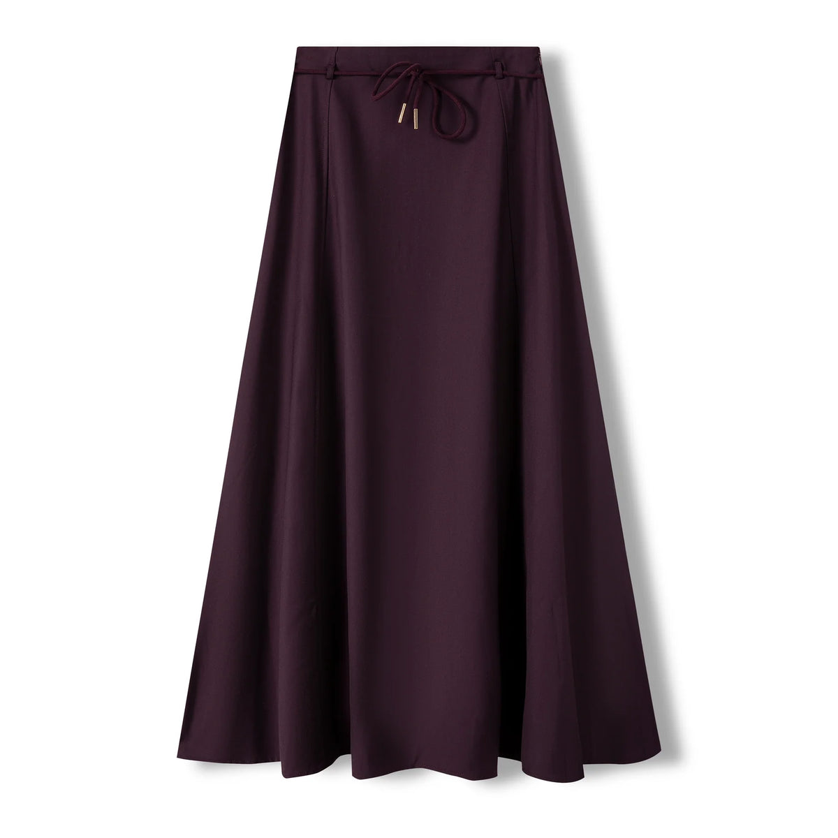INO-M2-1413W AW26 BURGANDY ROPE SKIRT
