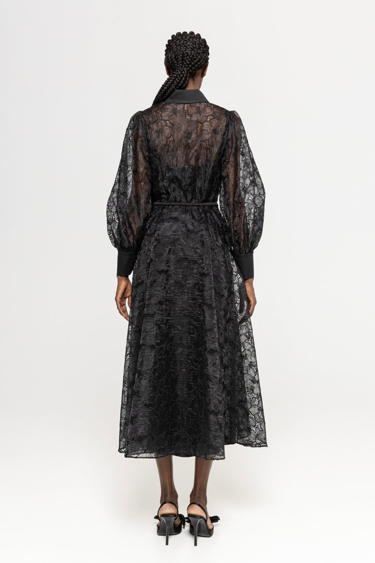 NIS-RC14863 BLACK LACE DRESS