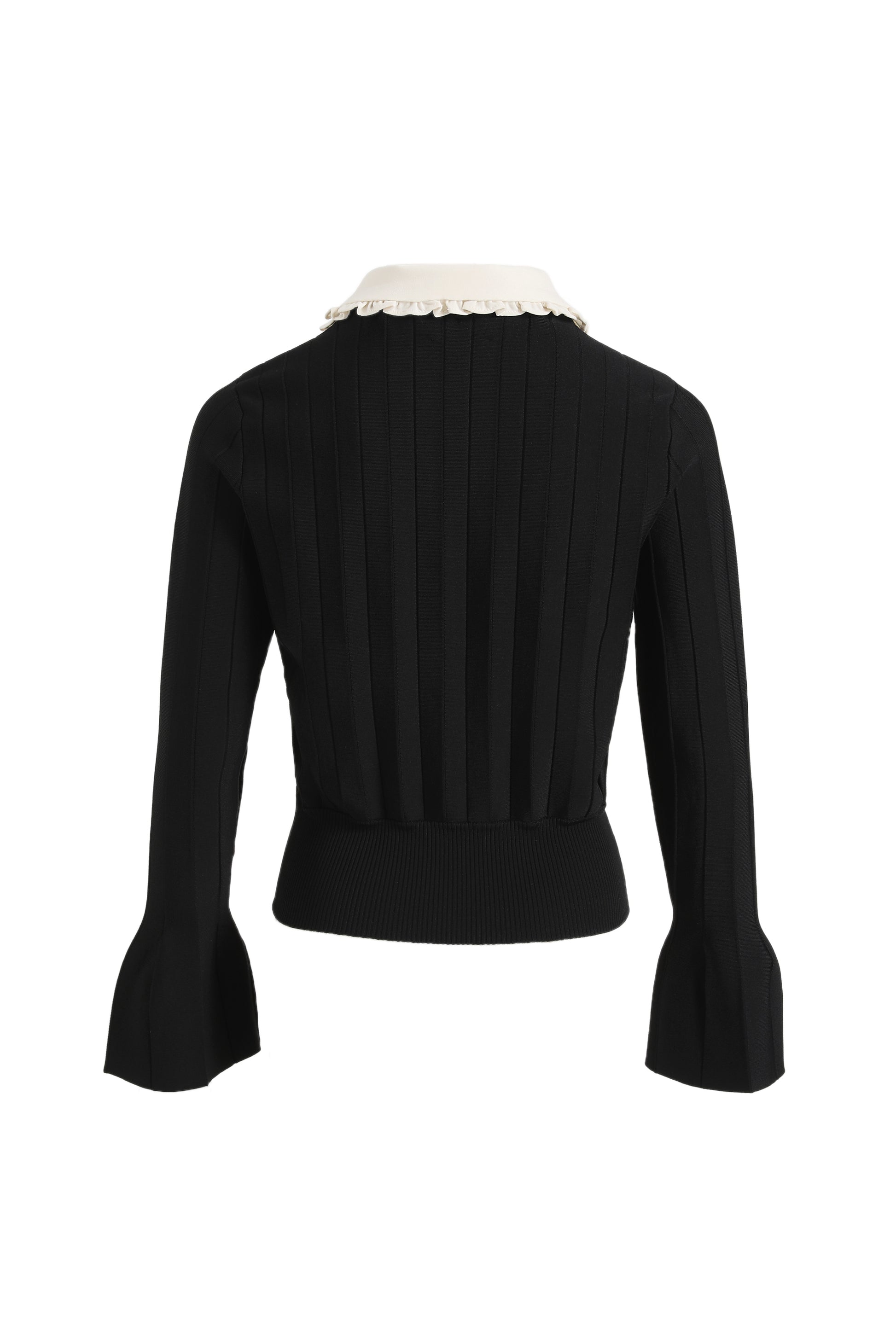 EDP-071506 BLACK&WHITE COLLAR TOP