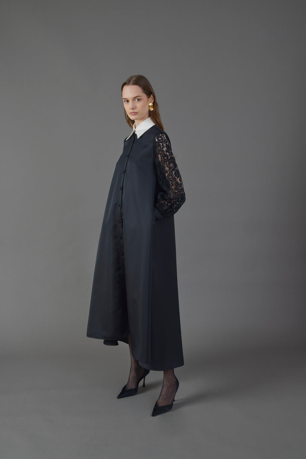 CTE-DS282 655 CLELIA BLACK&WHITE DRESS