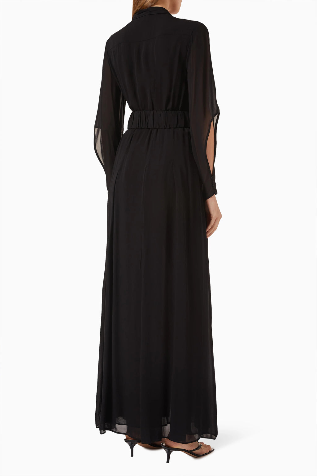PKO-102965 NARCISI BLACK DRESS