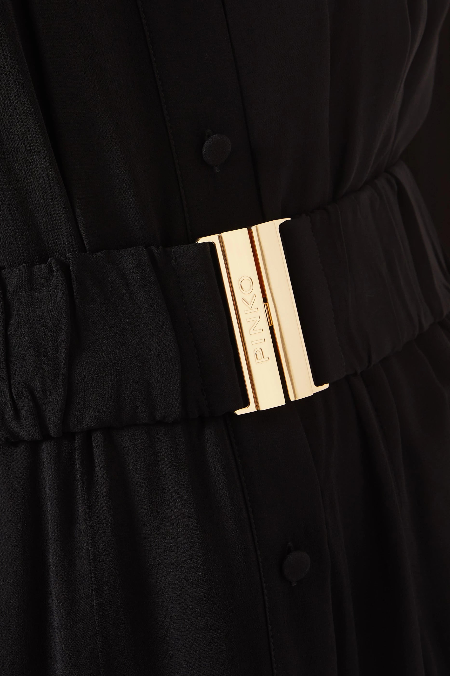 PKO-102965 NARCISI BLACK DRESS