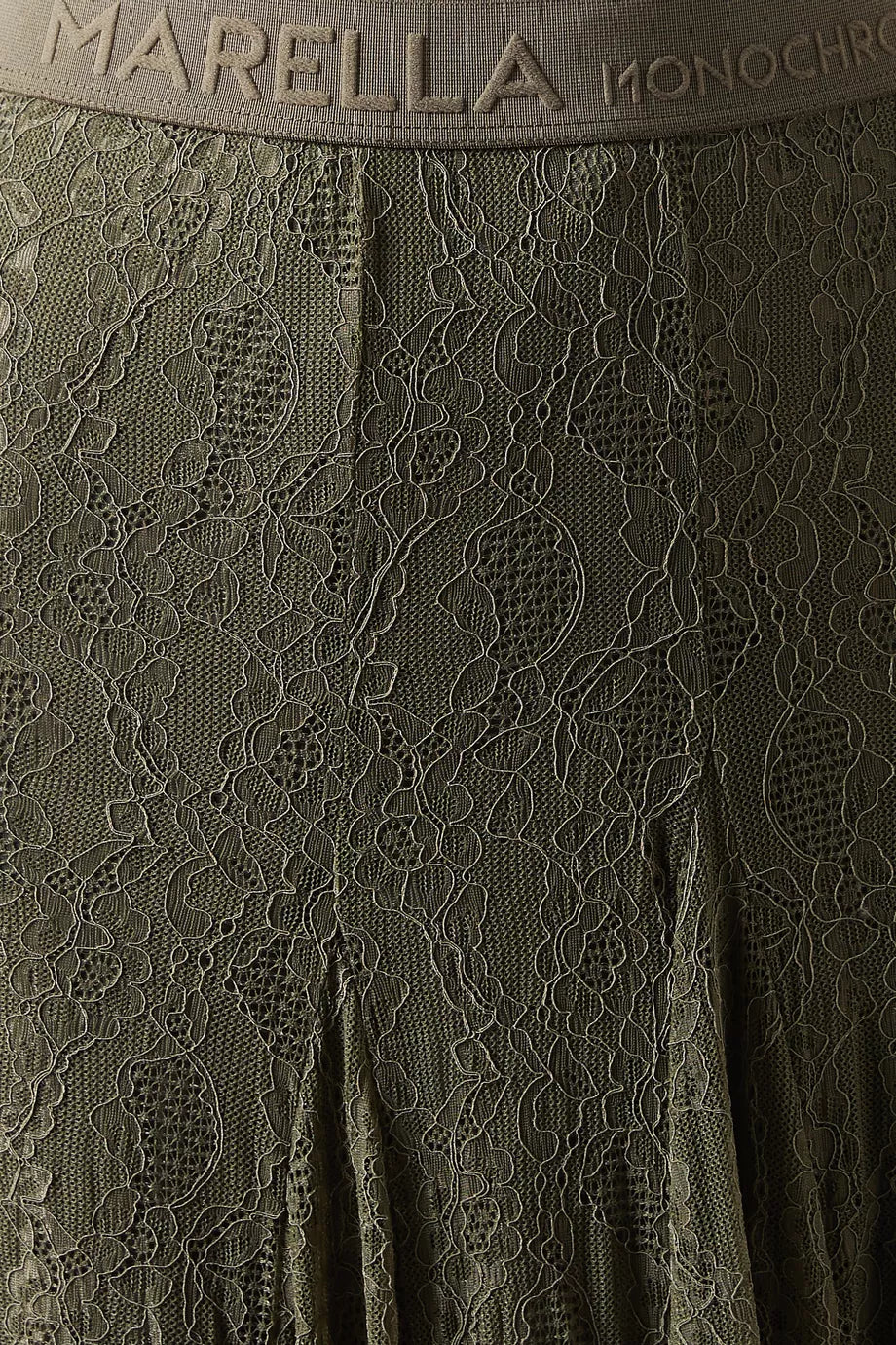 MRL-2523776025 AVENUE OLIVE LACE KIRT
