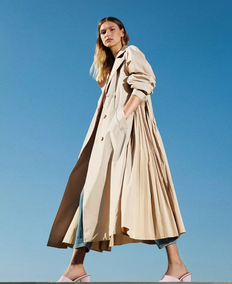 TWS-221TP2330 BEIGE TRENCH COAT