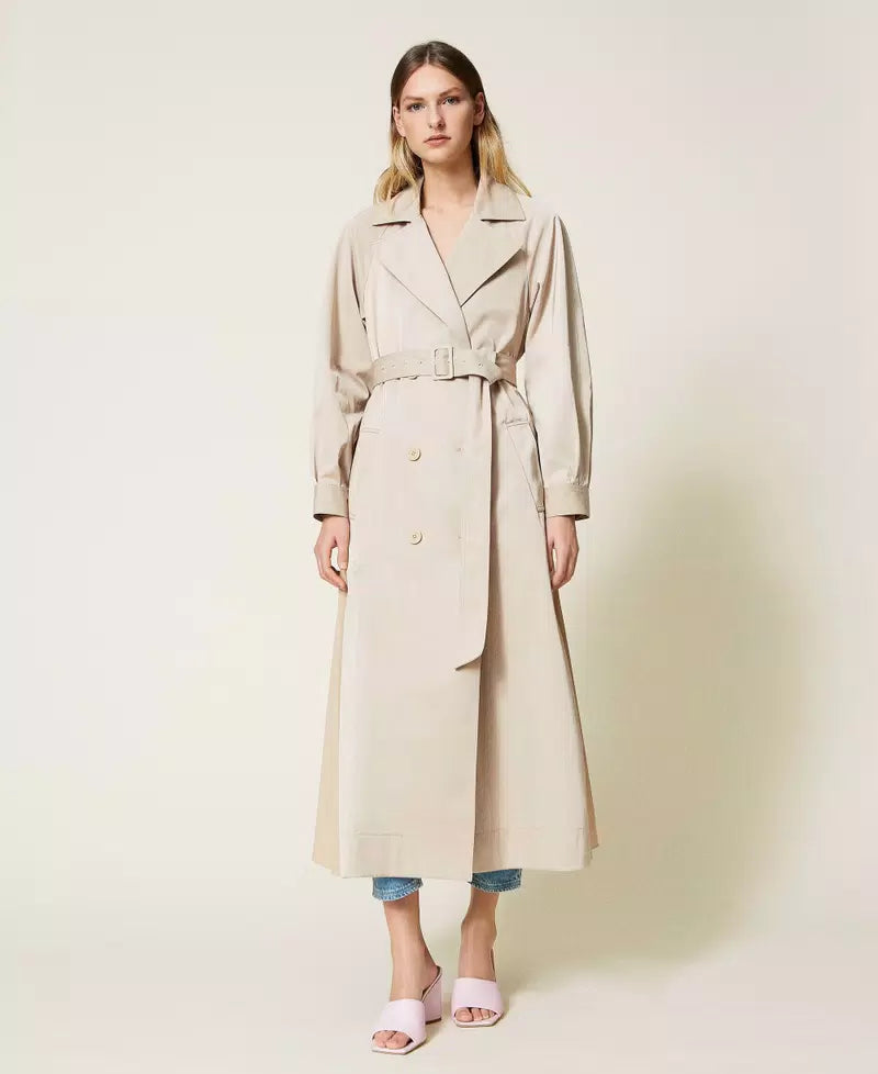 TWS-221TP2330 BEIGE TRENCH COAT