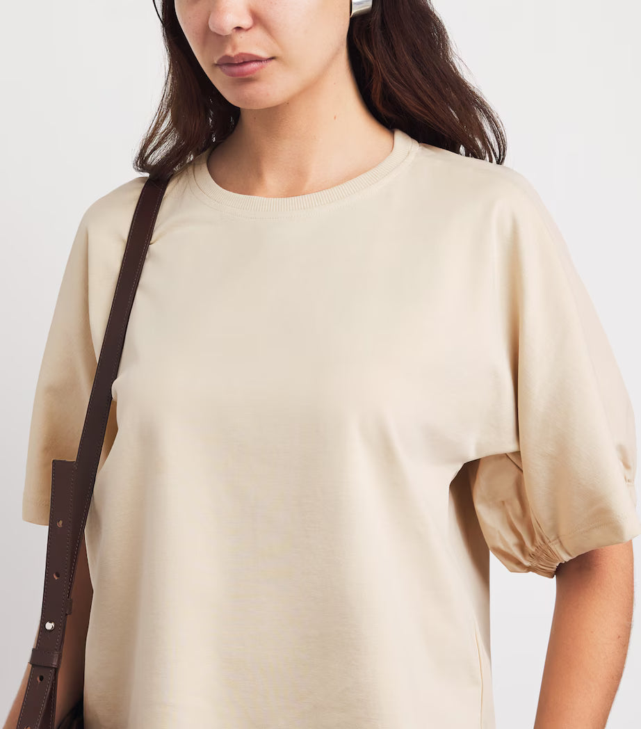 MM-261694102 MMLCELLU BEIGE T-SHIRT