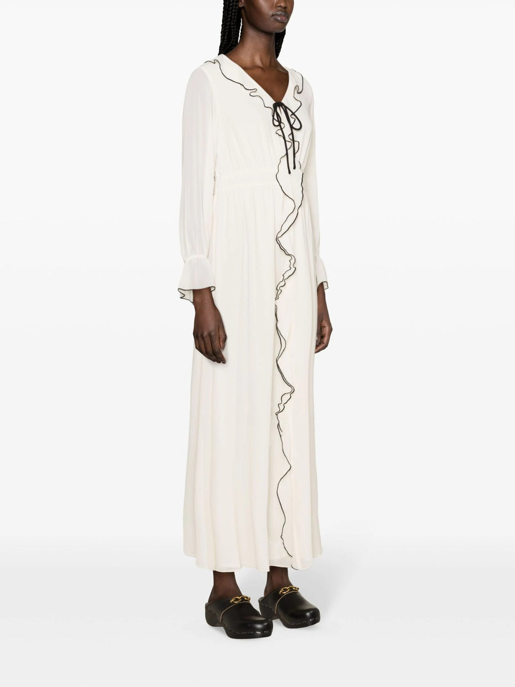 TWS-241TE2120 BEIGE MAXI DRESS