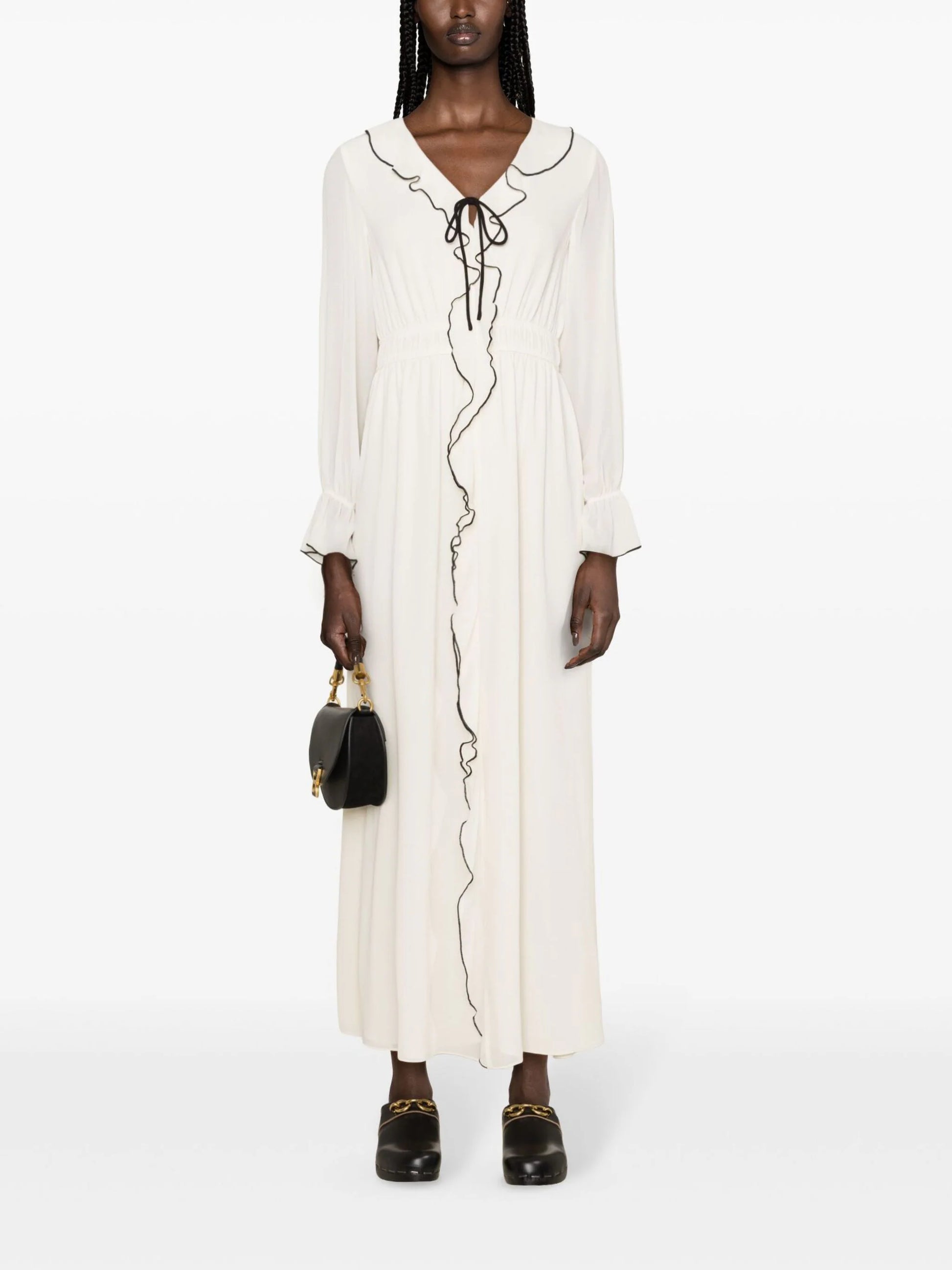 TWS-241TE2120 BEIGE MAXI DRESS