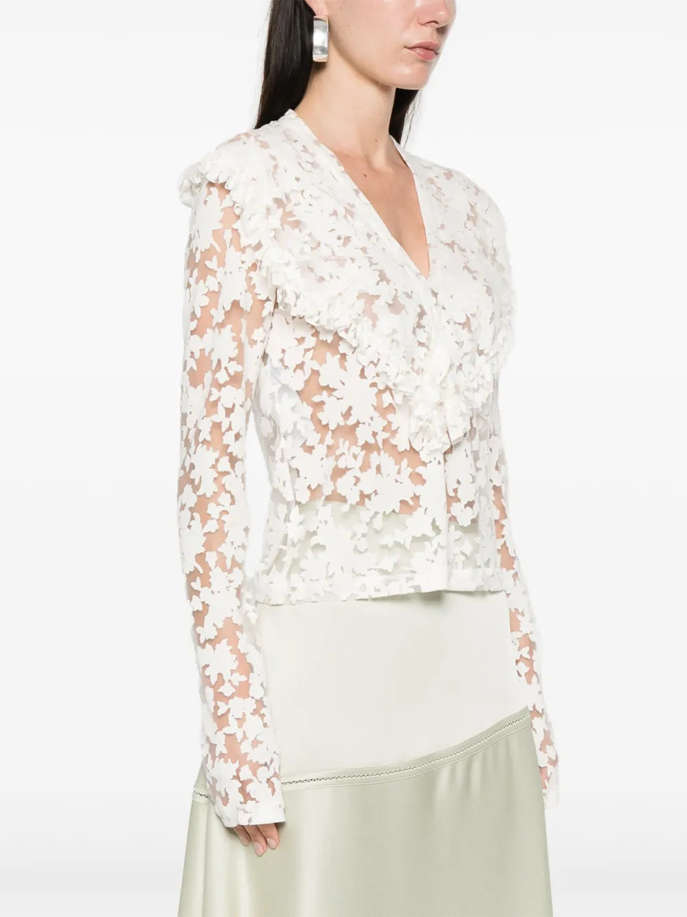 PHY-A0212 LACE BLOUSE IN WHITE OR BLACK