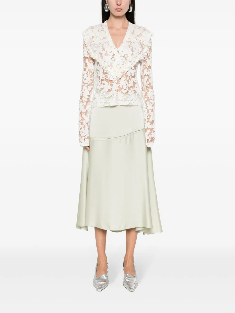 PHY-A0212 LACE BLOUSE IN WHITE OR BLACK