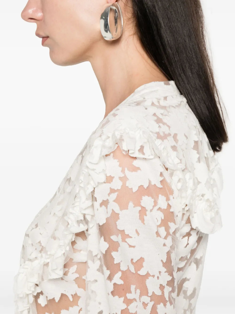 PHY-A0212 LACE BLOUSE IN WHITE OR BLACK