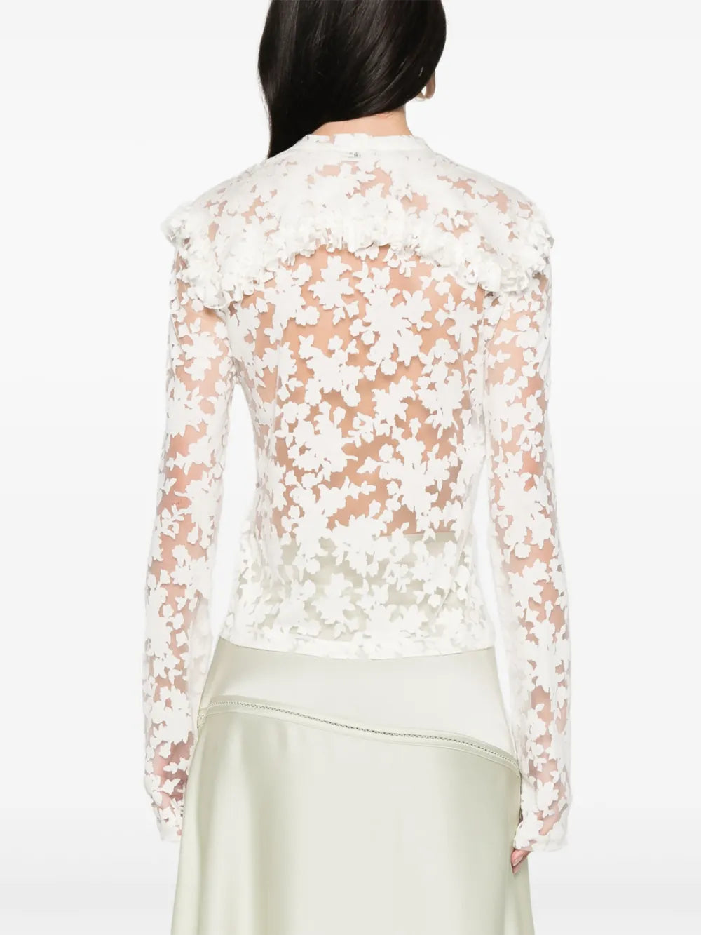 PHY-A0212 LACE BLOUSE IN WHITE OR BLACK