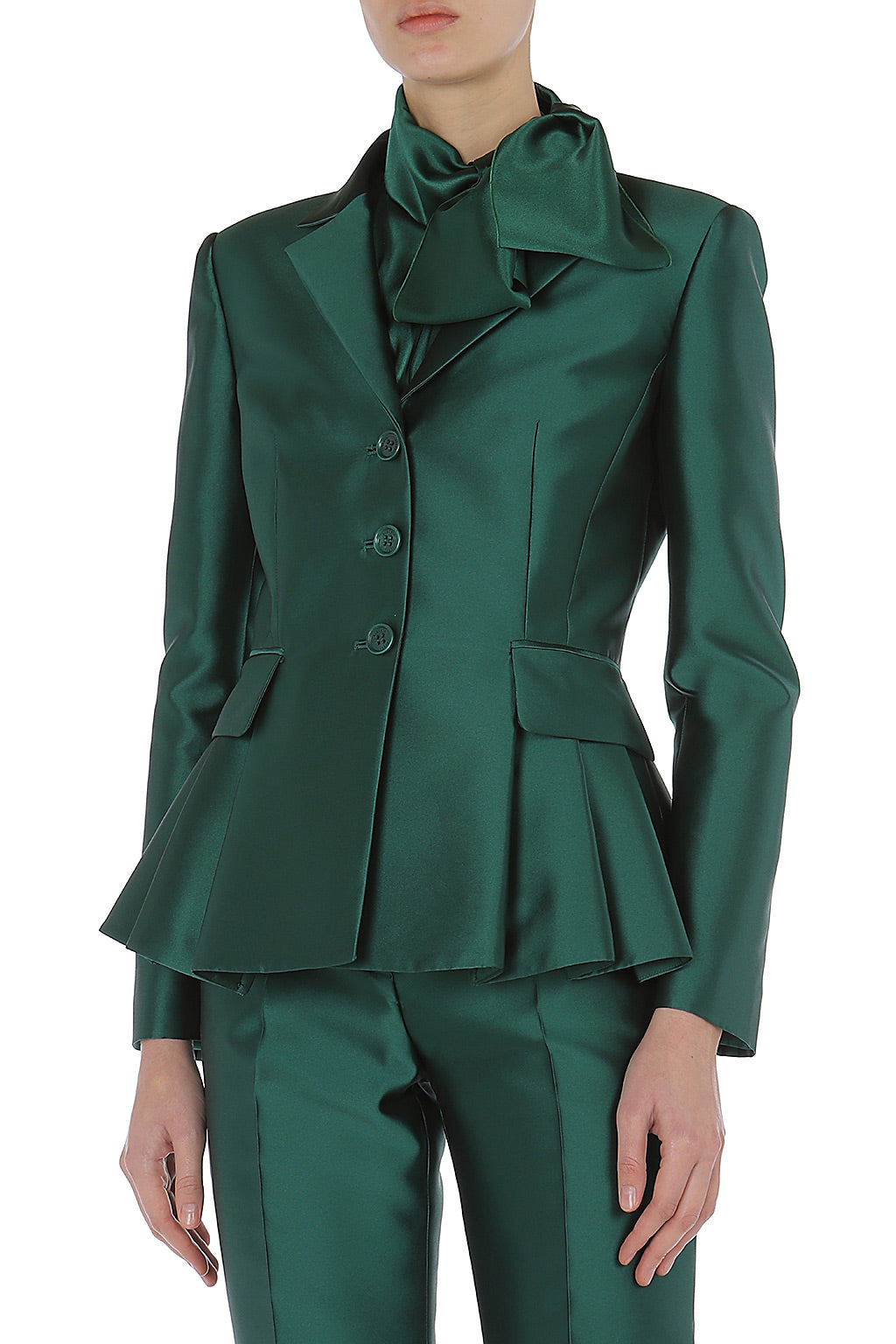 ABF-0508 BLACK MIKADO JACKET