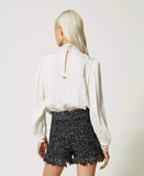 TWS-232TT2170 BLACK BLOUSE