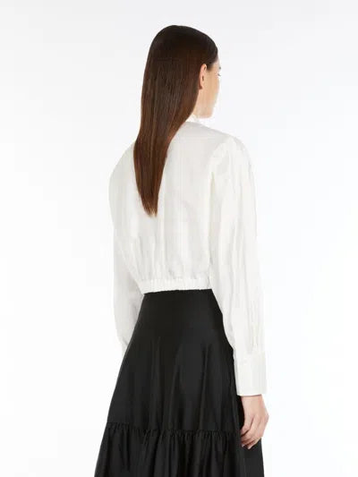 MAX-2421102 SNOB WHITE BEAD BLOUSE