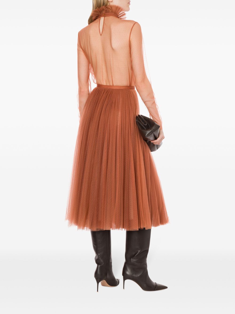 PHY-A0105 BLACK TULLE SKIRT
