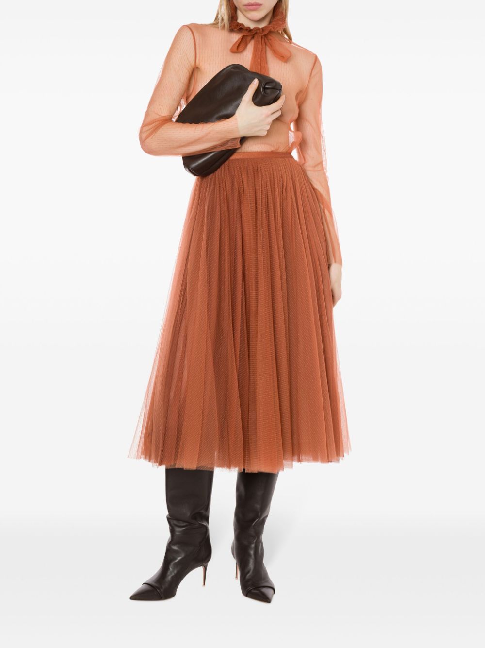 PHY-A0105 BLACK TULLE SKIRT